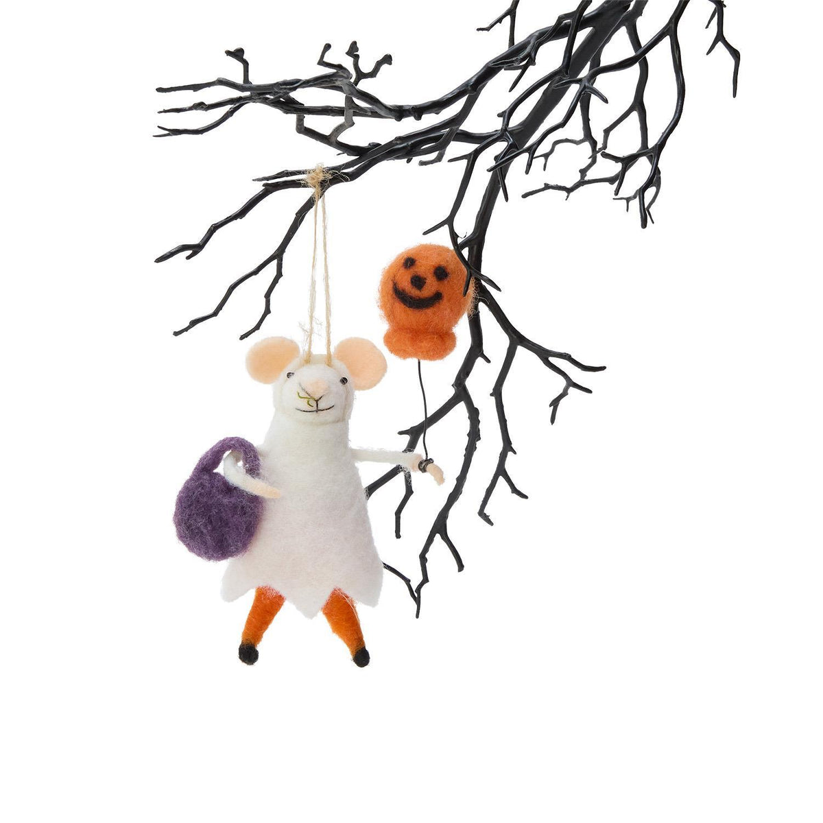 Halloween Felt Ornament - The Preppy Bunny