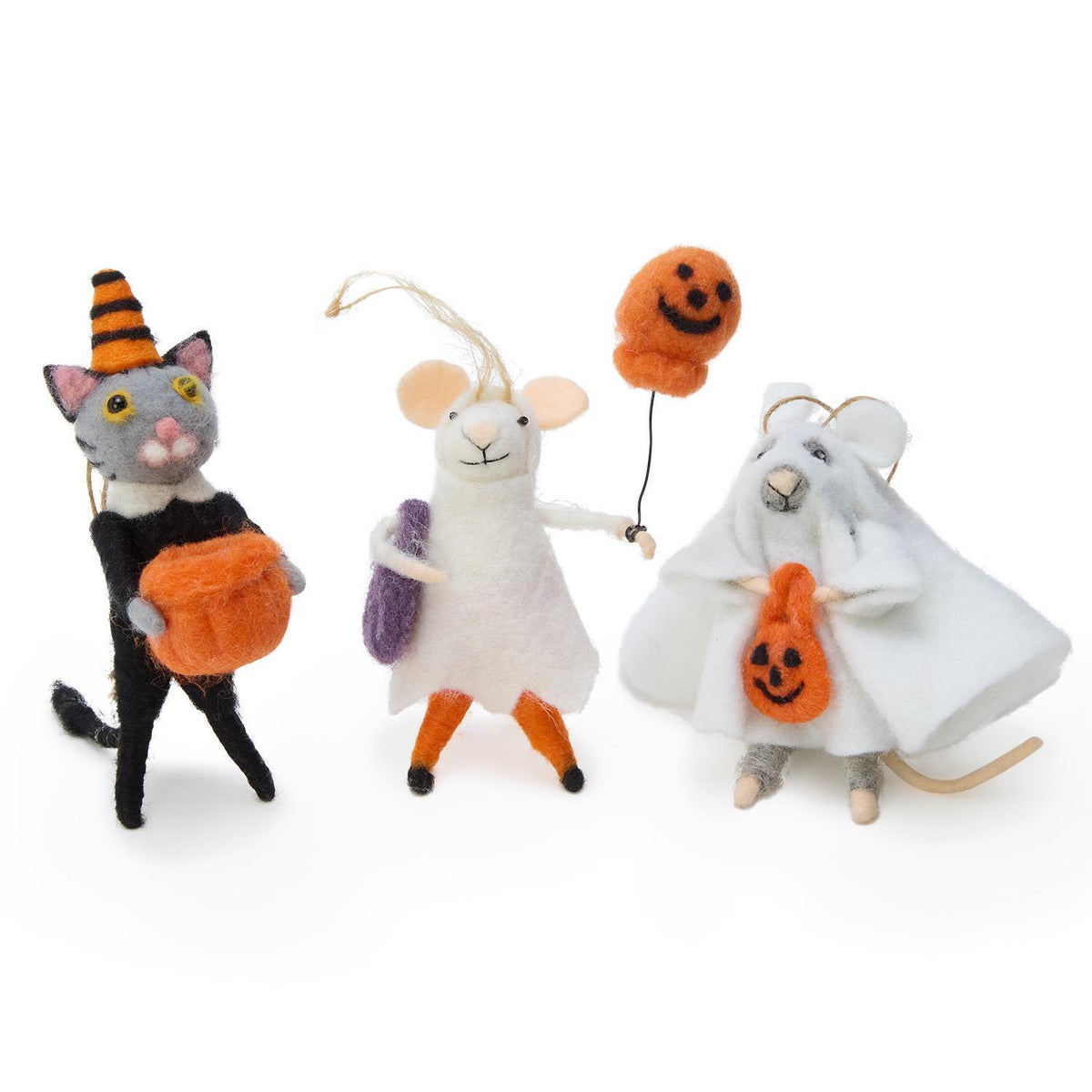 Halloween Felt Ornament - The Preppy Bunny