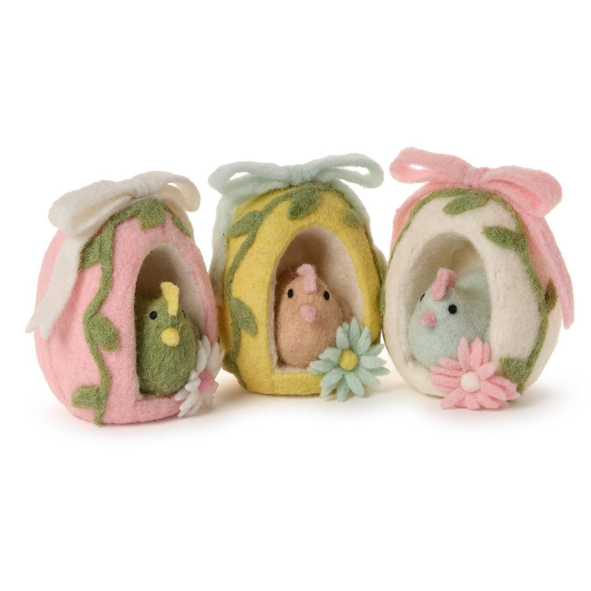 Hand-Crafted Felt Sugar Egg Décor - The Preppy Bunny