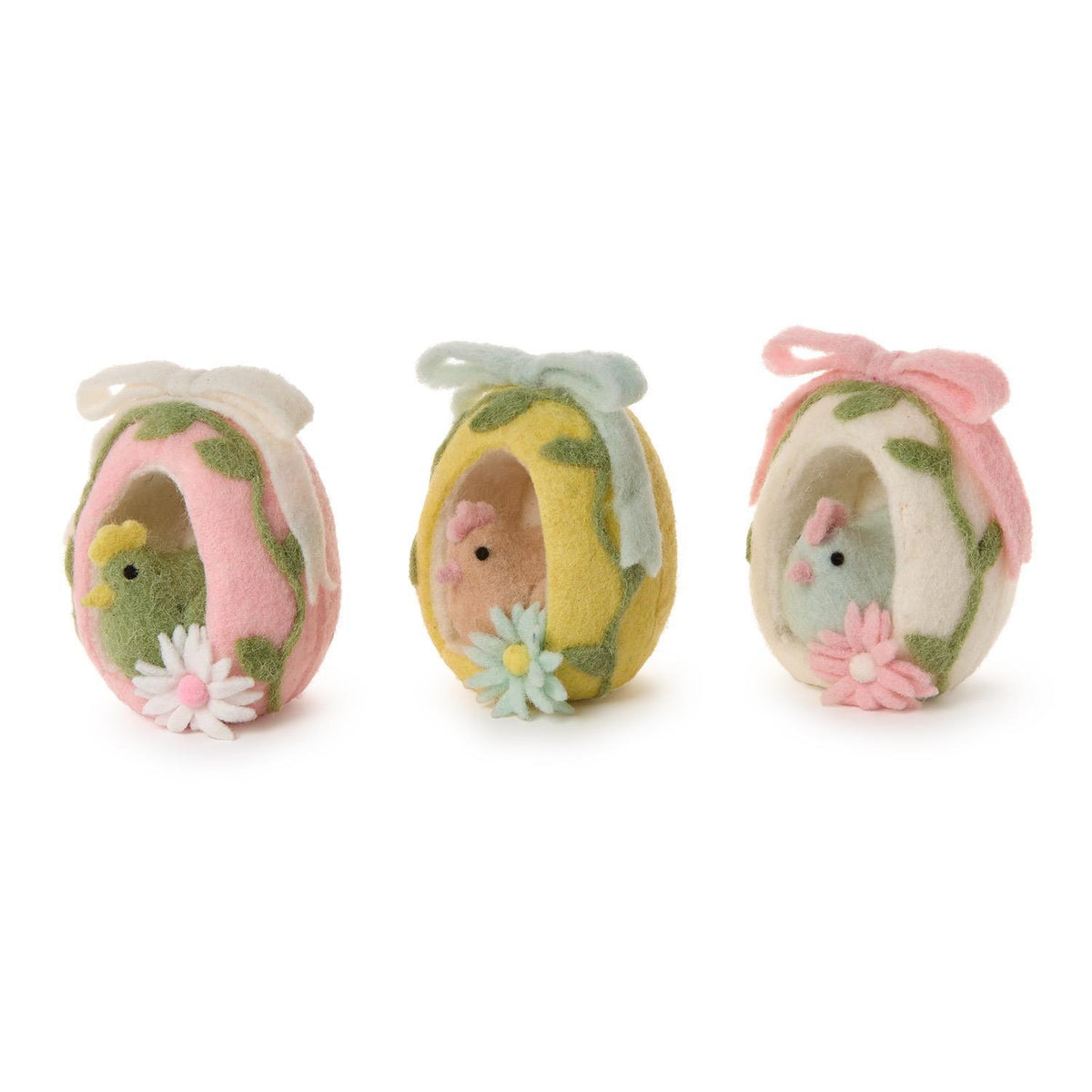 Hand-Crafted Felt Sugar Egg Décor - The Preppy Bunny