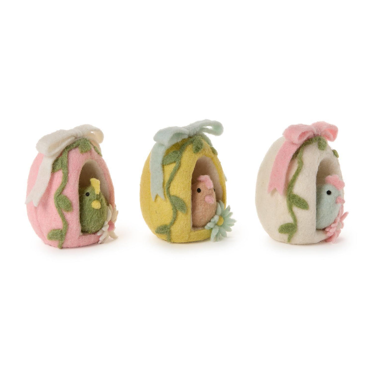 Hand-Crafted Felt Sugar Egg Décor - The Preppy Bunny