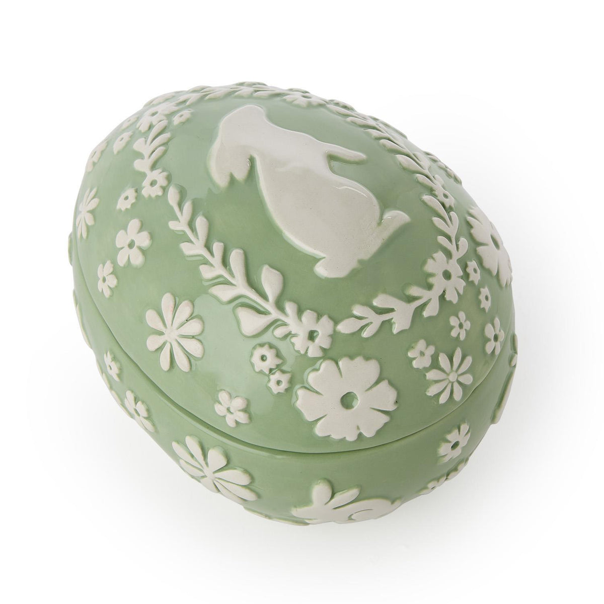 Egg Shaped Covered Dish - The Preppy Bunny