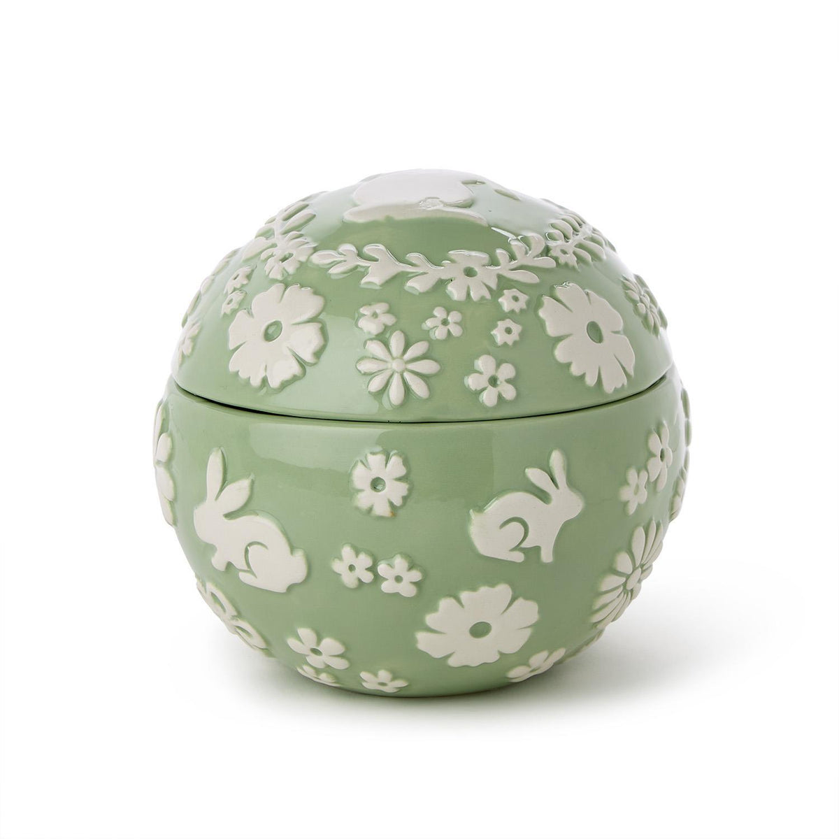 Egg Shaped Covered Dish - The Preppy Bunny