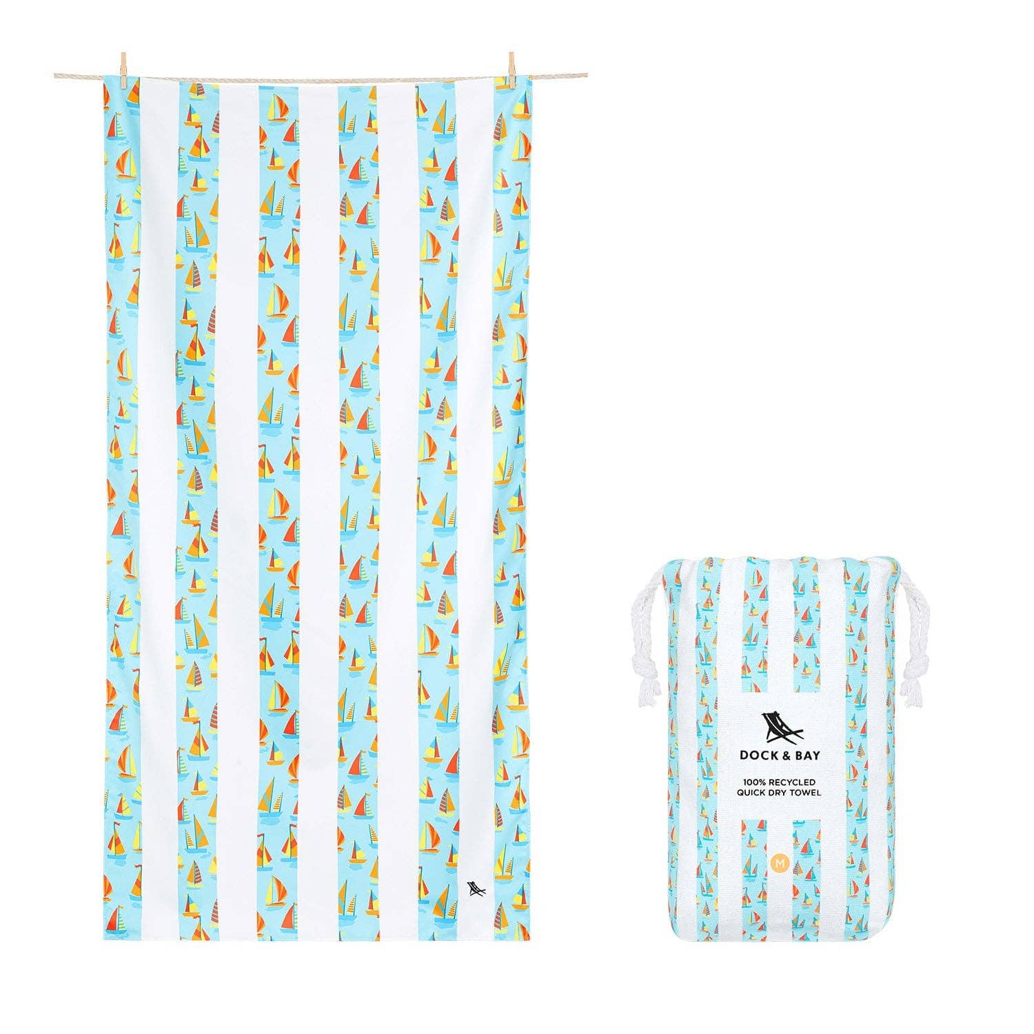 Kids Beach Towel in Oh Bouy - 2 sizes - The Preppy Bunny