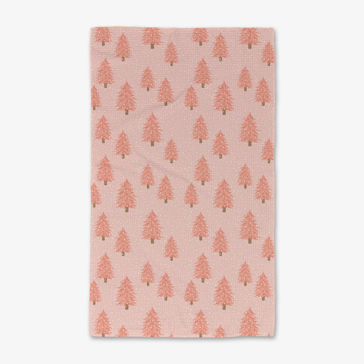 Pink Christmas Luxe Geometry Hand Towel