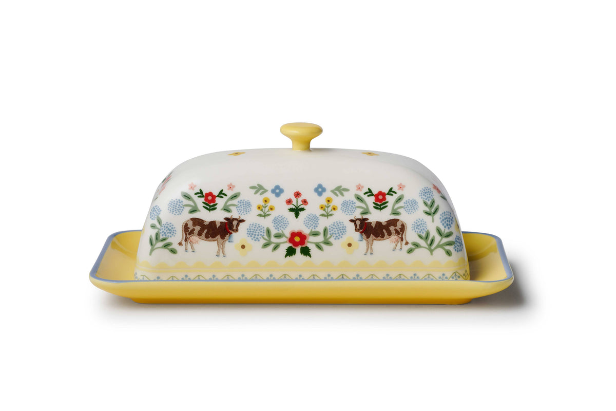 Home Sweet Home Porcelain Butter Dish - The Preppy Bunny