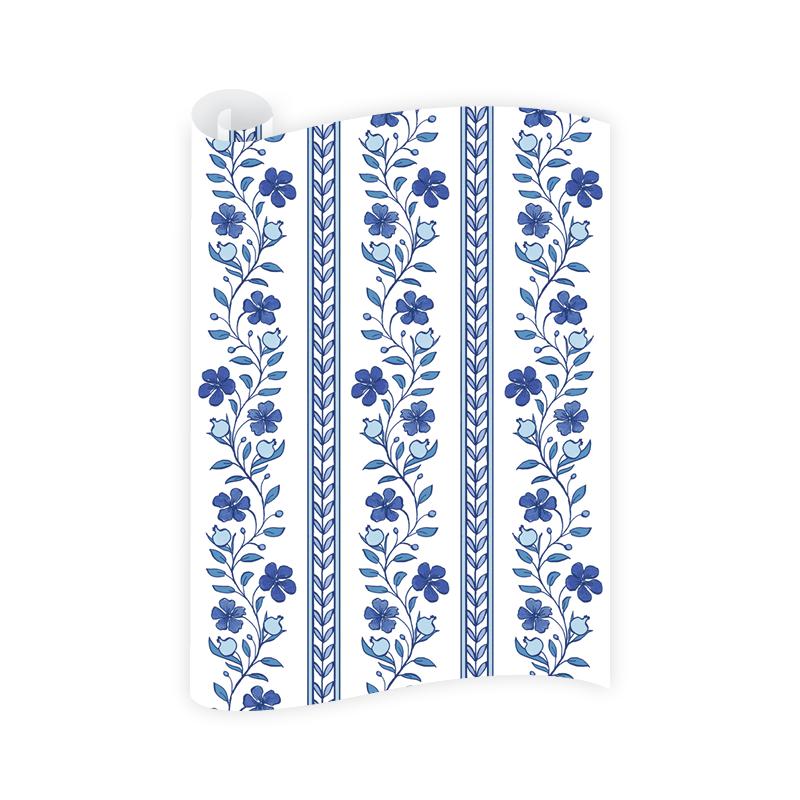 Bombay Blue Wrapping Paper