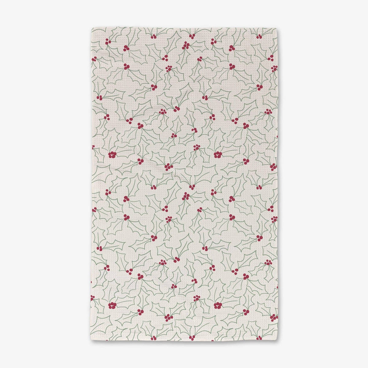 Merry Holly Luxe Geometry Hand Towel