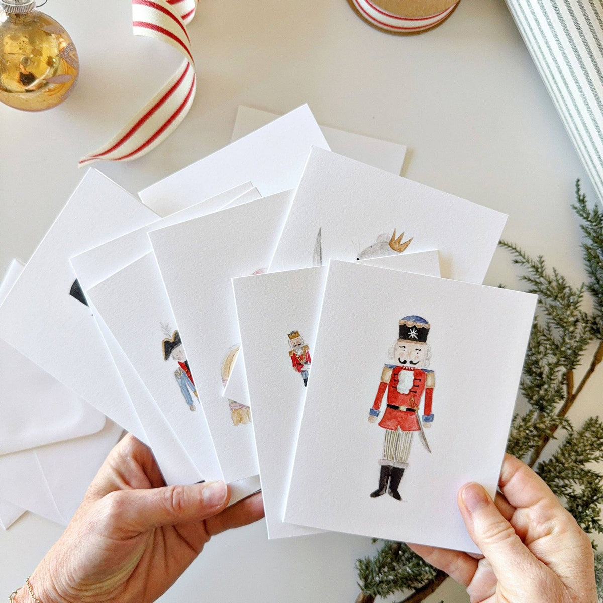 Nutcracker Assorted Notecard Set - The Preppy Bunny