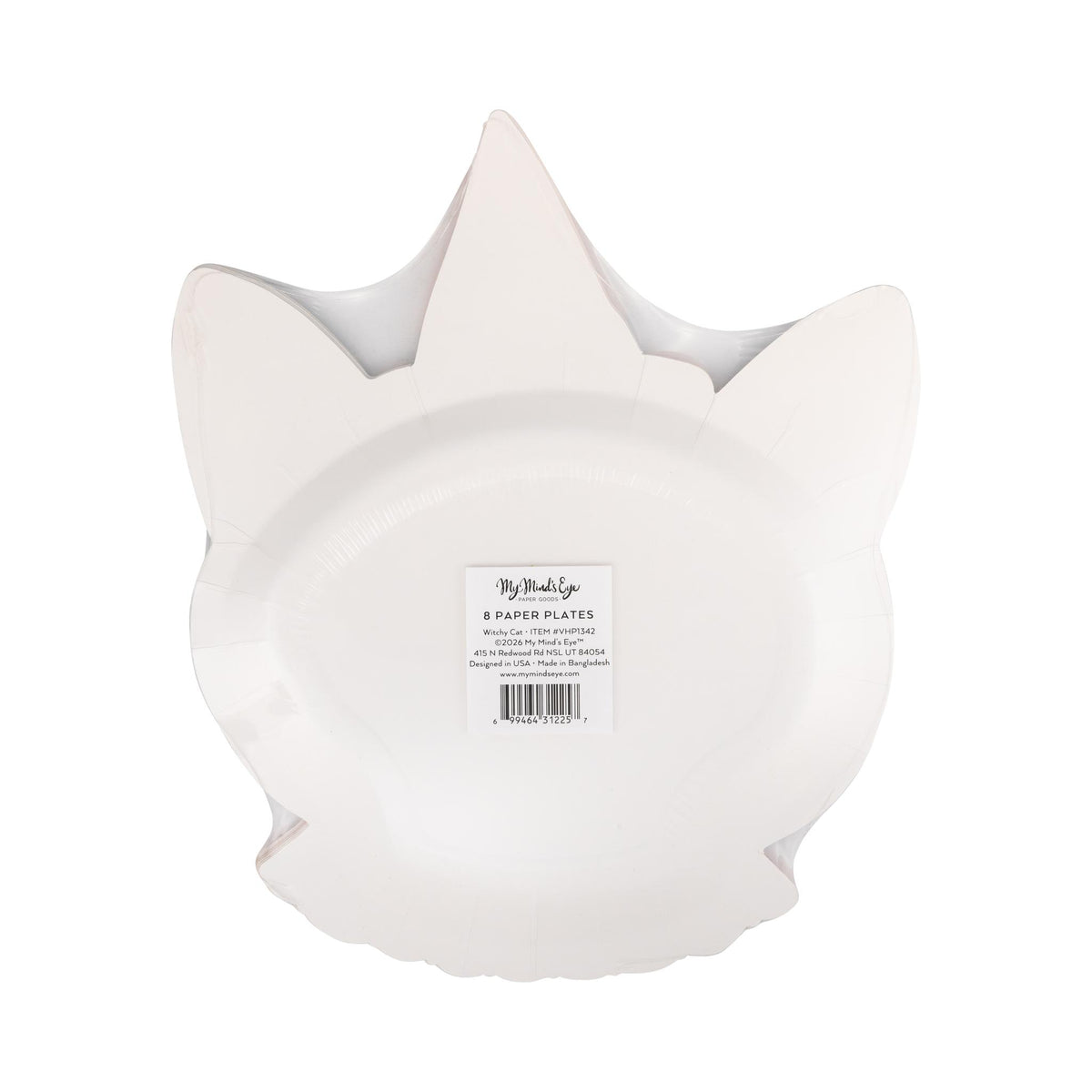 Vintage Witchy Cat Paper Plates