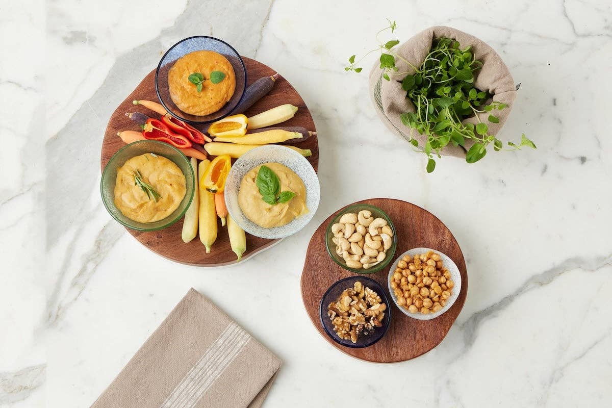 Glass Tasting Bowl in Navy Blue