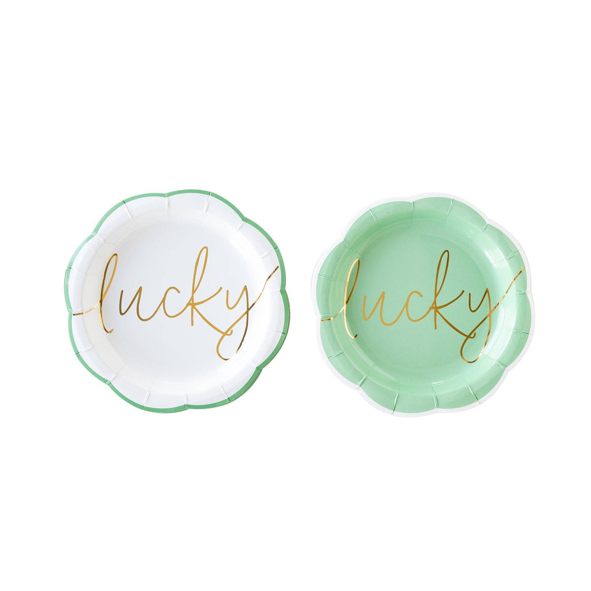 Lucky Paper Plate Set - The Preppy Bunny