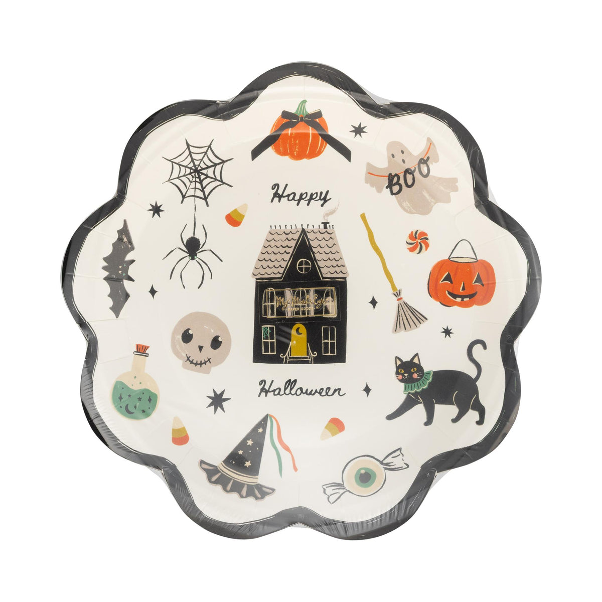 Spooky Icons 9" Paper Plates