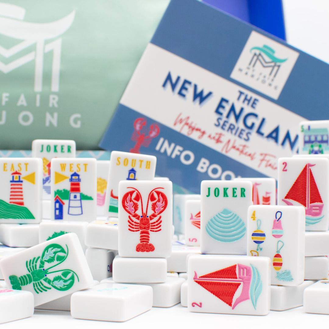 THE NEW ENGLAND SERIES | Mahjong Tiles with Nautical Flair - The Preppy Bunny