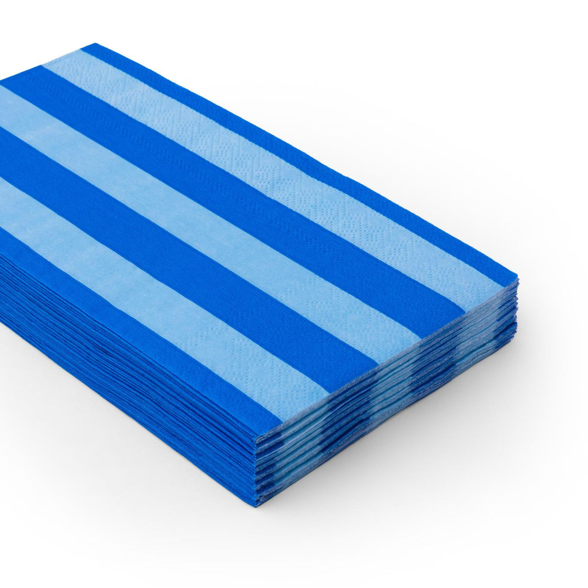 LIGHT & DARK BLUE SIGNATURE CABANA STRIPE GUEST TOWELS - The Preppy Bunny