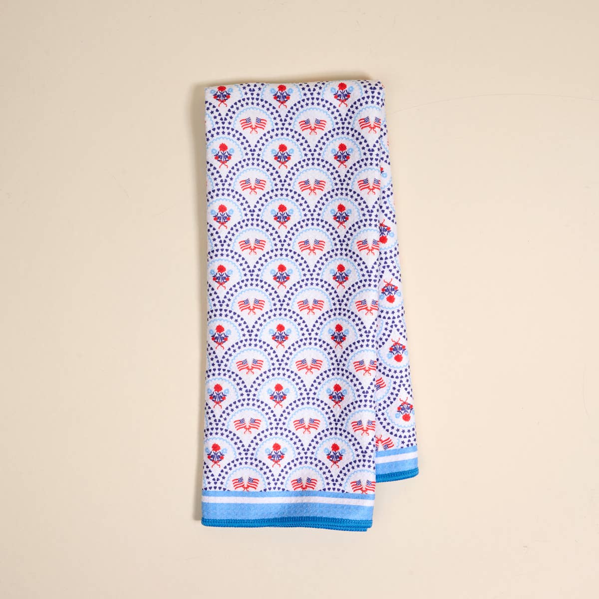 Waffle Tea Towel–All-American Darling - The Preppy Bunny