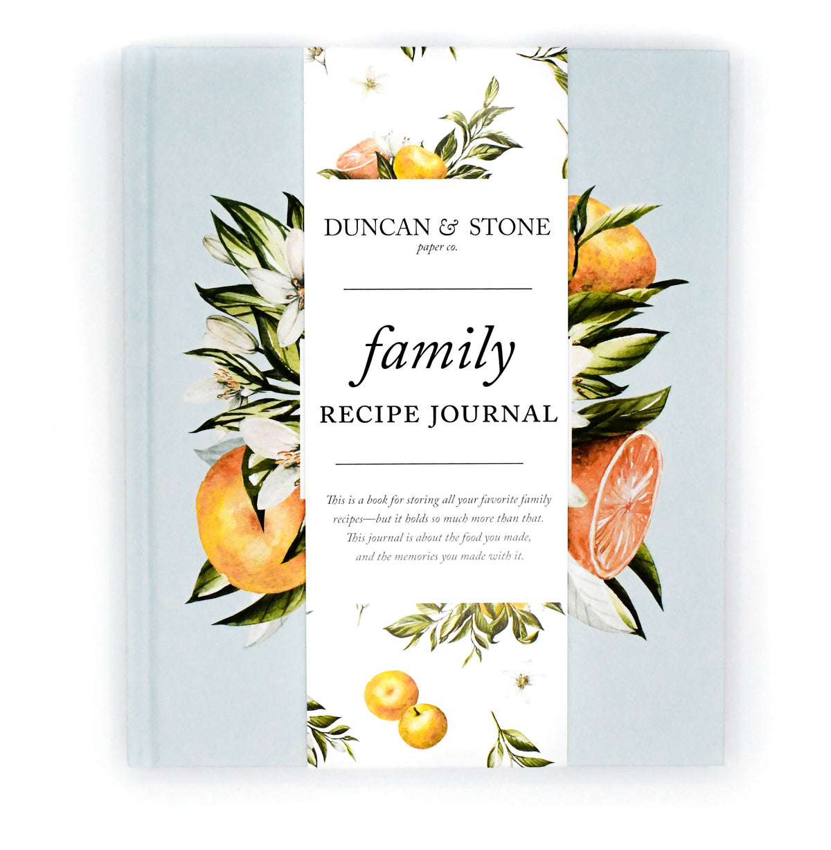 Family Recipe Book &amp; Keepsake Journal | Blank Cookbook - The Preppy Bunny