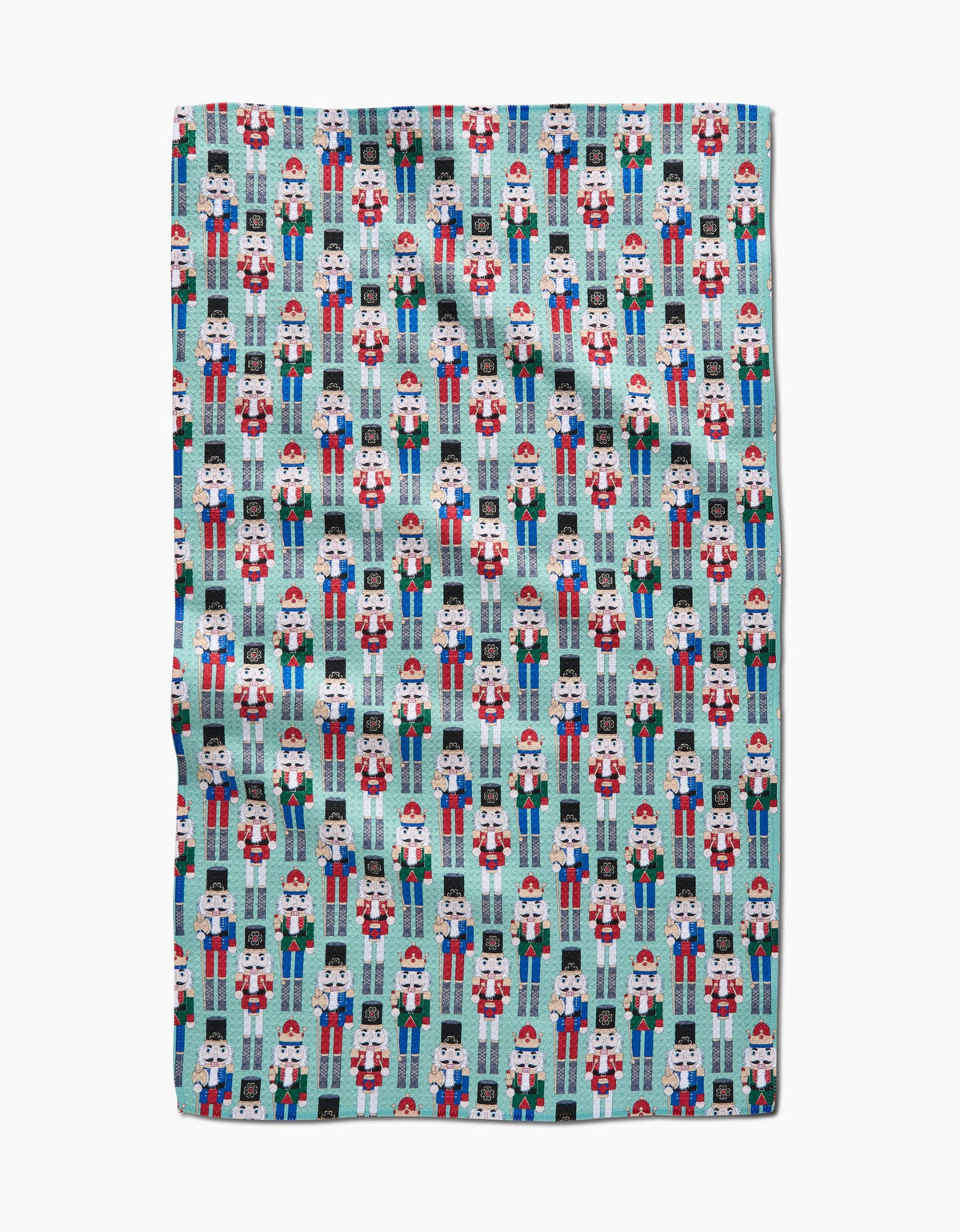 Nuts Cracking Tea Towel by Geometry - The Preppy Bunny