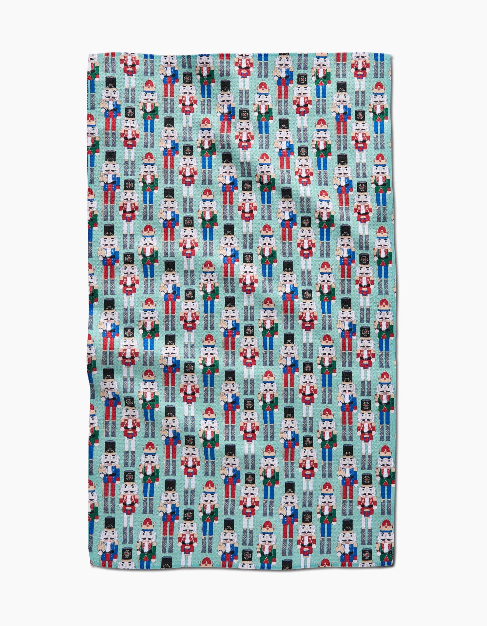 Nuts Cracking Tea Towel by Geometry - The Preppy Bunny