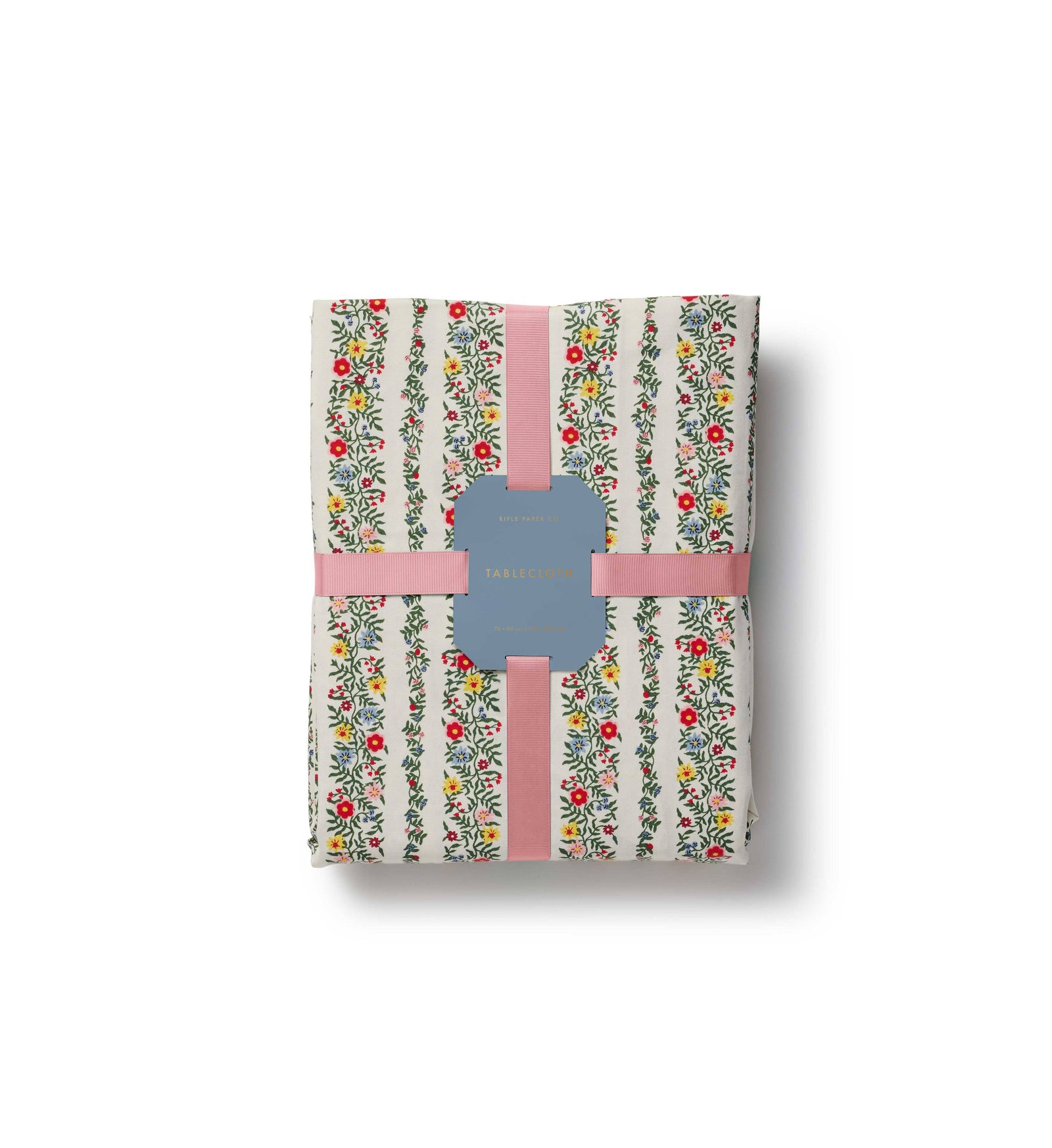 Rosette Stripe Cotton Tablecloth - The Preppy Bunny