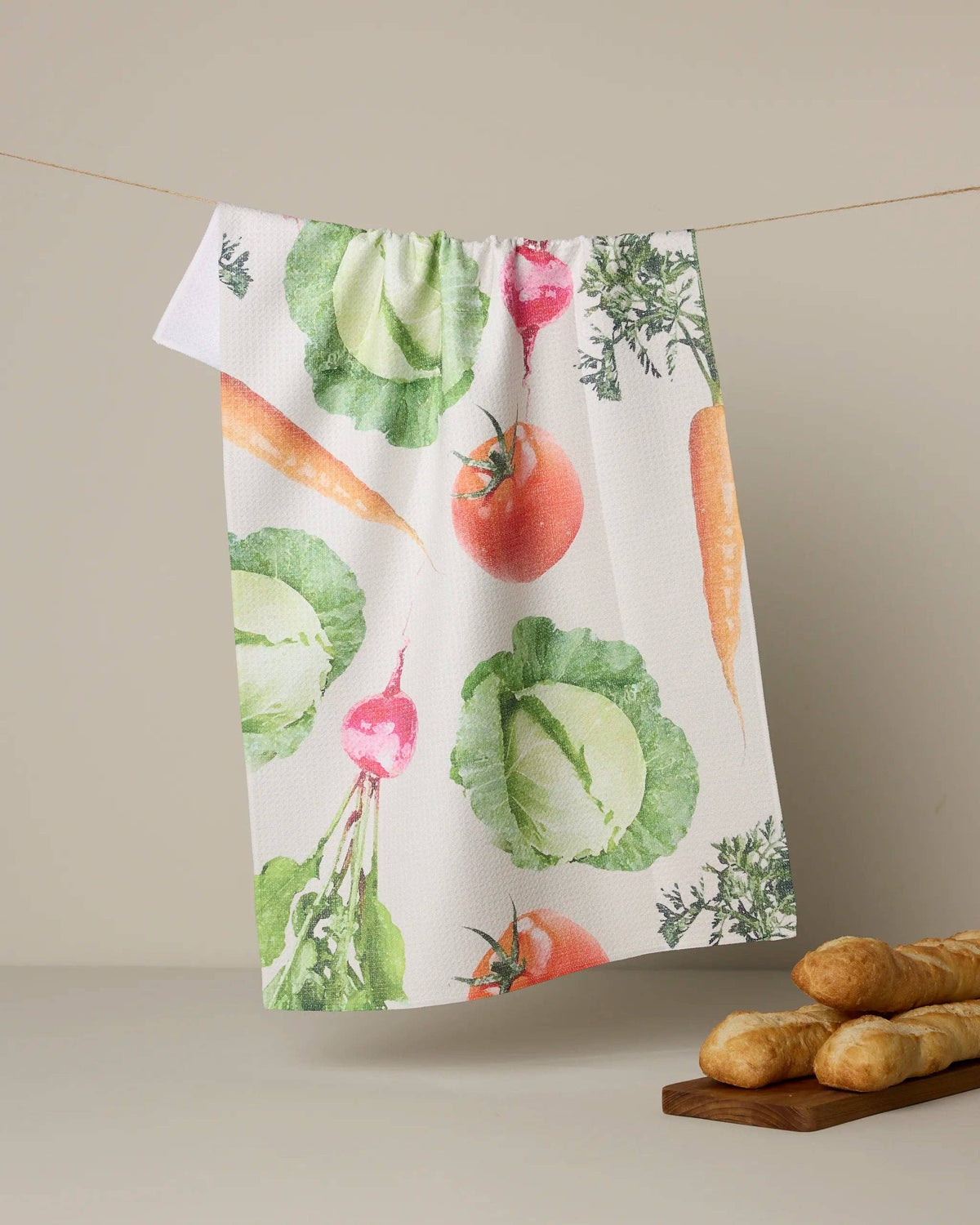 Spring Produce Tea Towel by Geometry