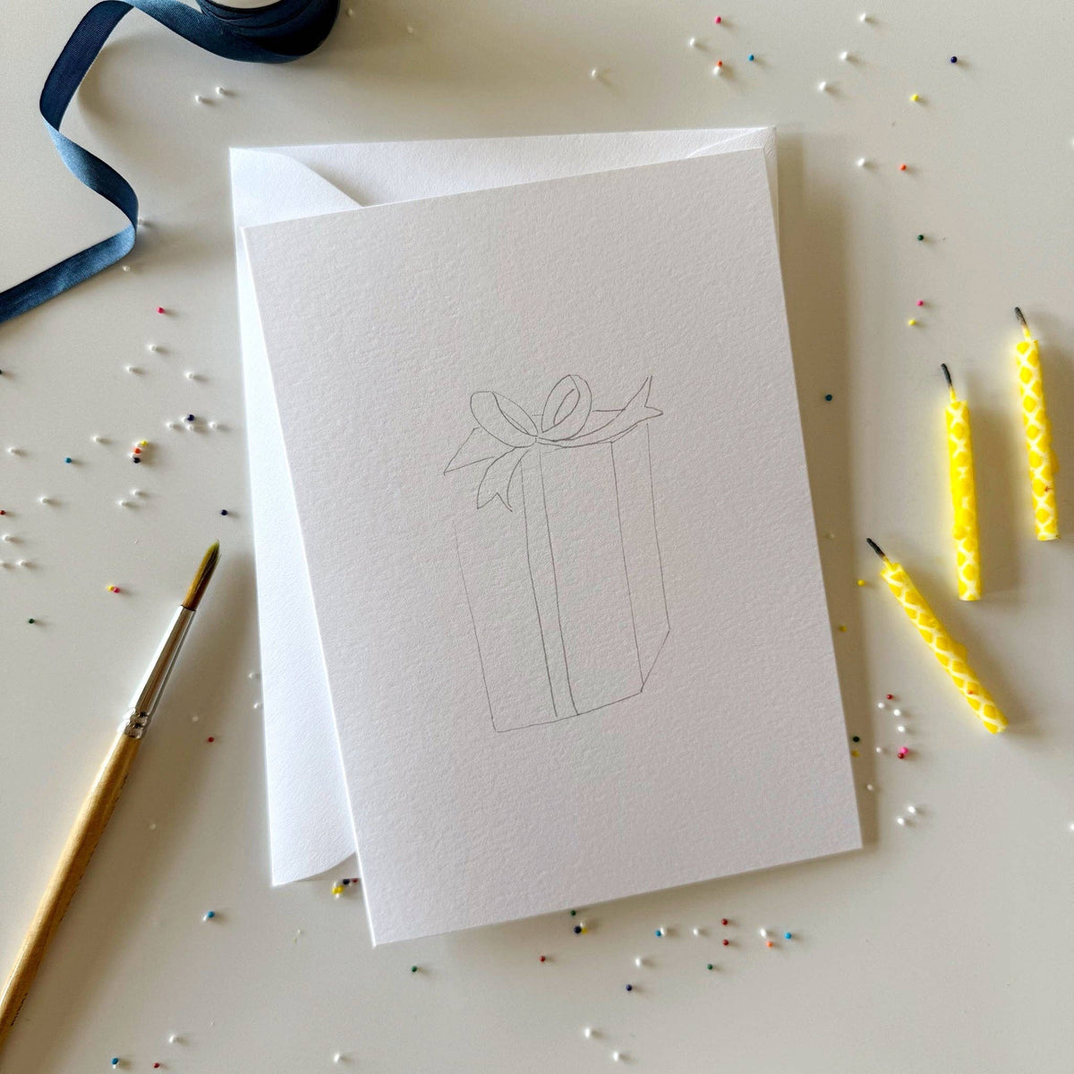 Celebrate - paintable notecards - The Preppy Bunny