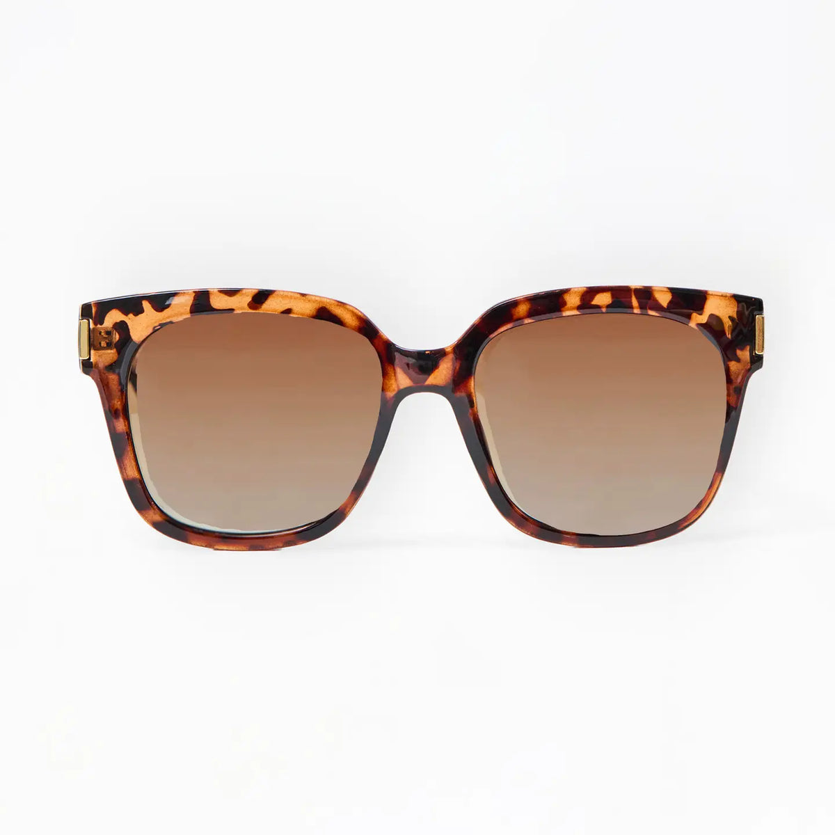 Krista Polarized Sunglasses in Brown Tortoise - The Preppy Bunny