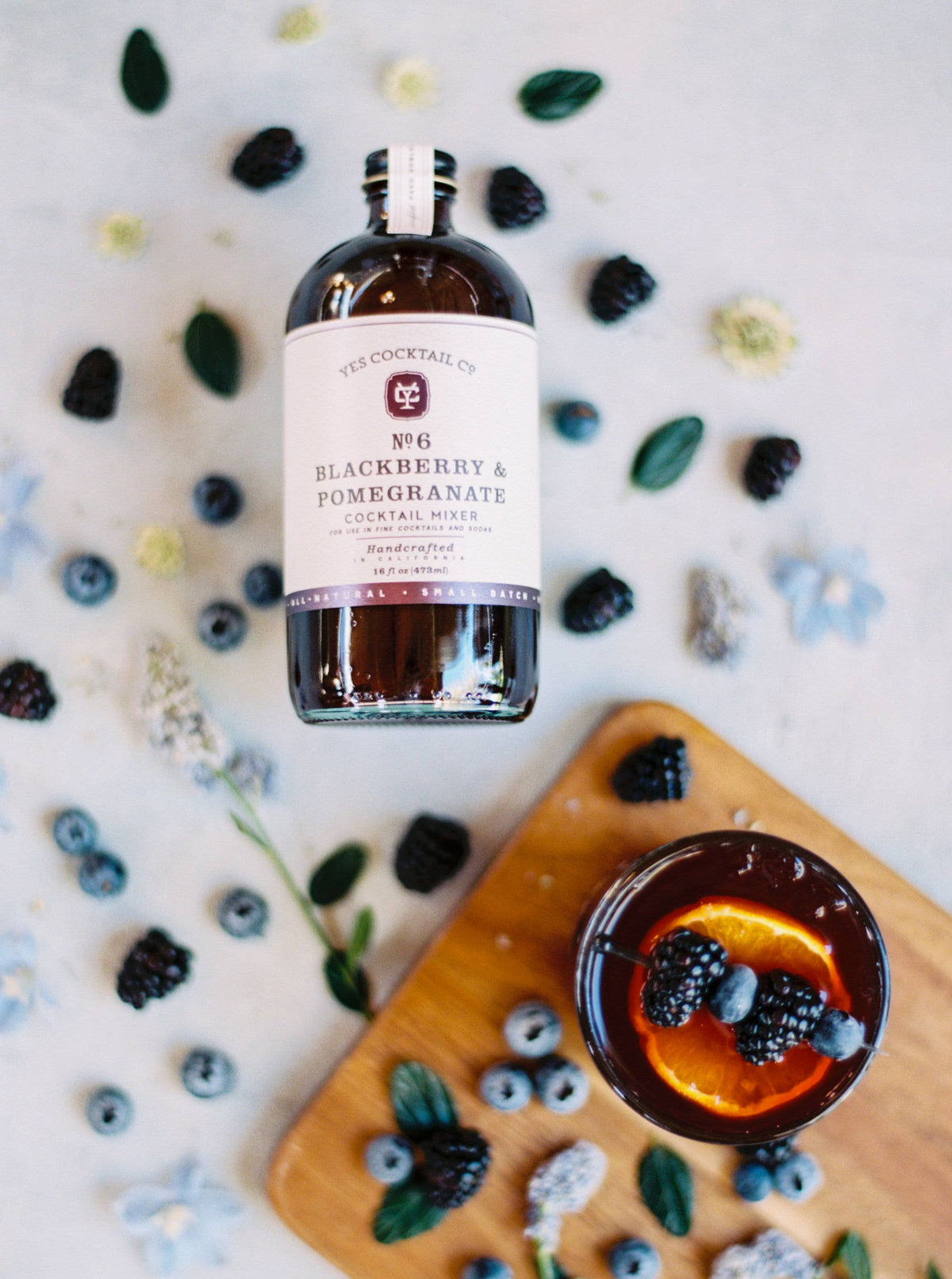 Blackberry Pomegranate Cocktail Mixer - The Preppy Bunny