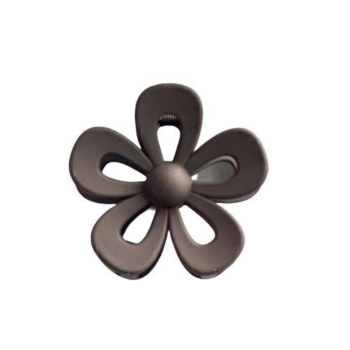 Pop of Floral "Matte Brown" Hair Clip - The Preppy Bunny