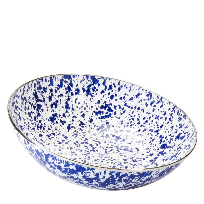 Cobalt Swirl Catering Bowl - The Preppy Bunny