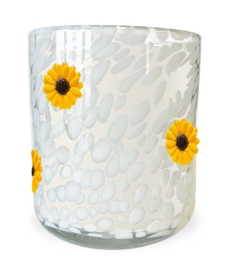 Golden Sunflower Icon 12oz Candle - The Preppy Bunny