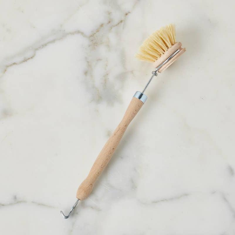 Wood-Handled Dish Brush - The Preppy Bunny