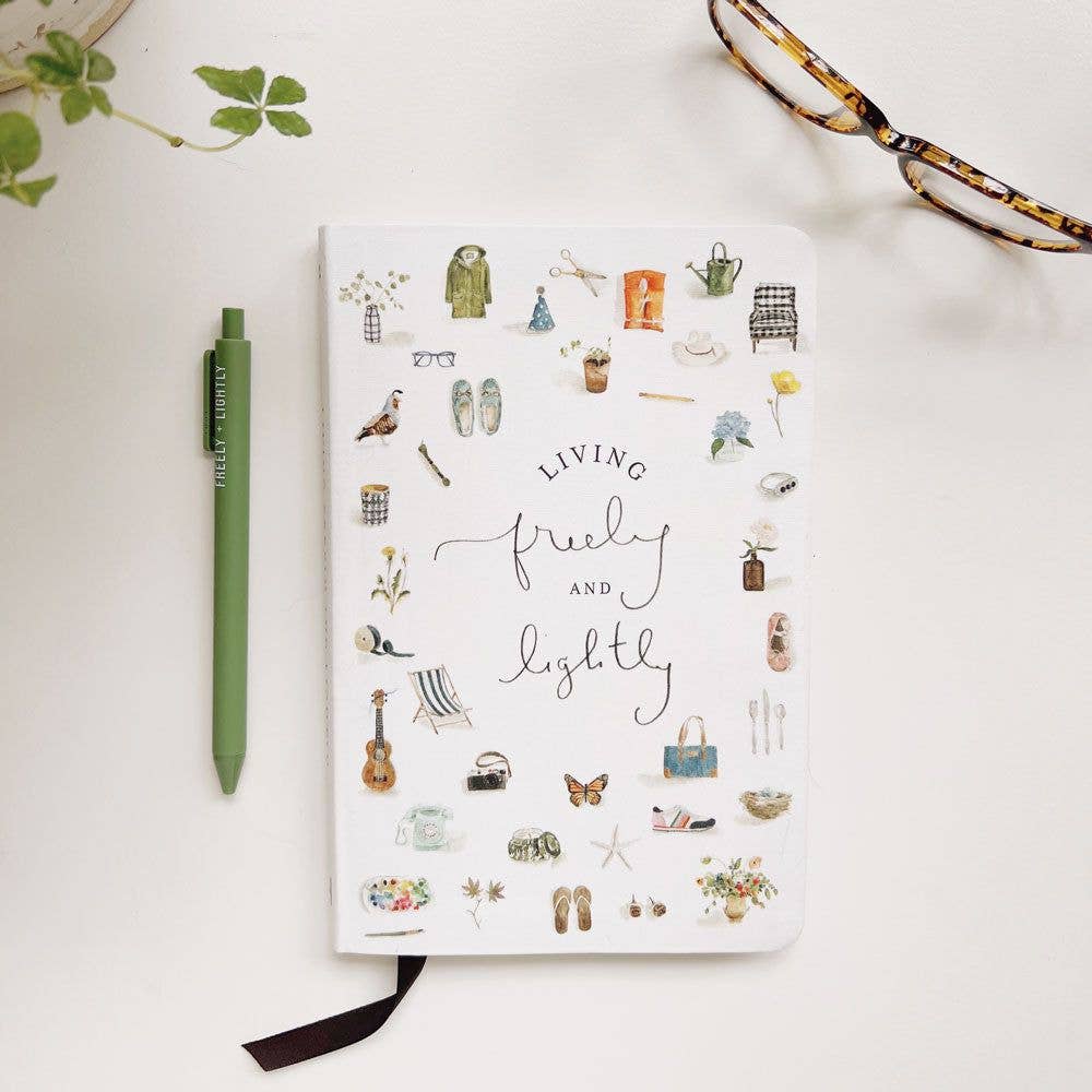 living freely and lightly journal - The Preppy Bunny