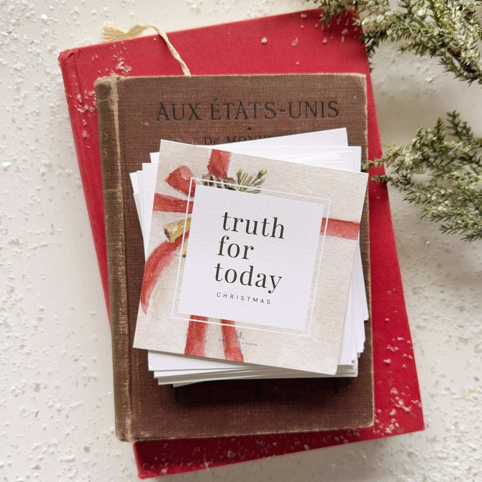 Christmas gift truth for today cards - The Preppy Bunny