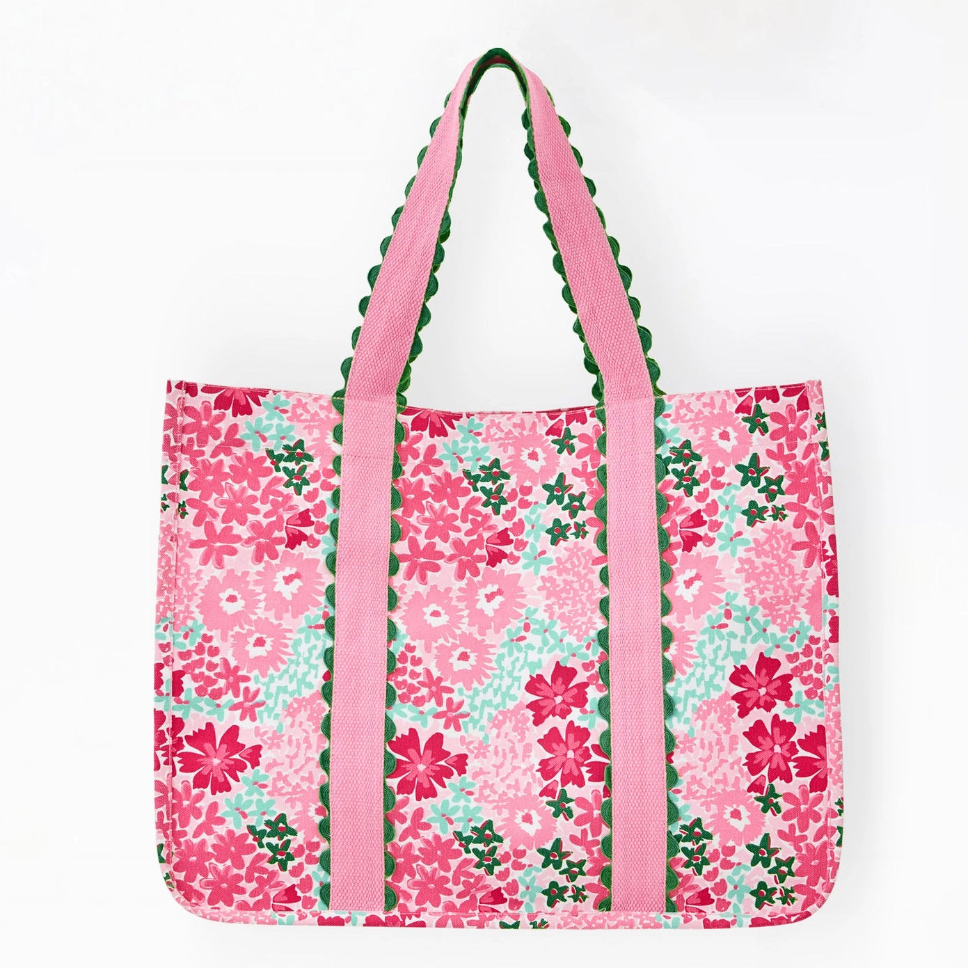 Capri Carryall Tote Bag in Petal Perfect - The Preppy Bunny