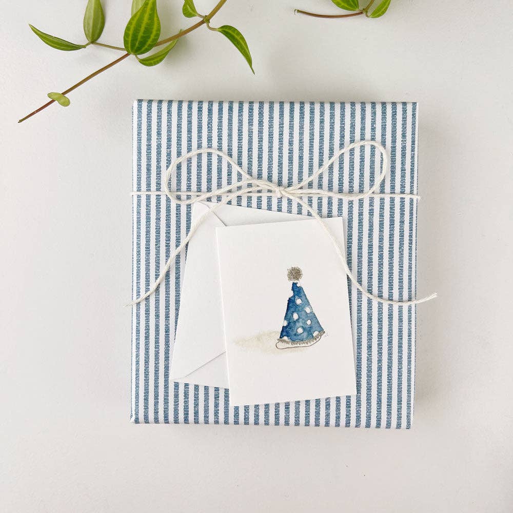 Party hat mini notecard - The Preppy Bunny
