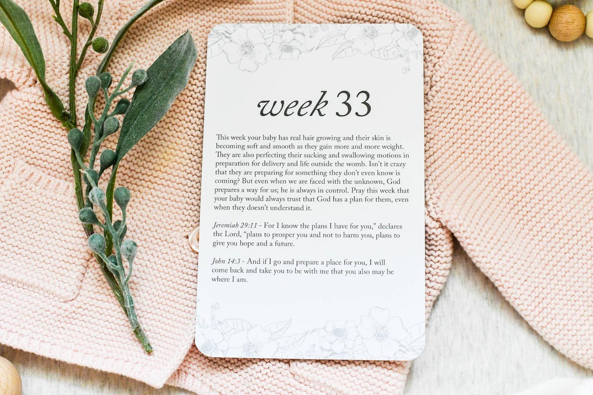 Pregnancy Prayer Cards - The Preppy Bunny