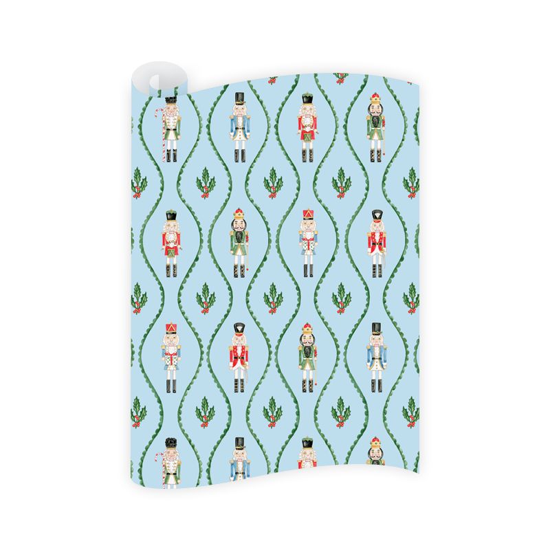 Classic Nutcrackers Wrapping Paper Roll - The Preppy Bunny