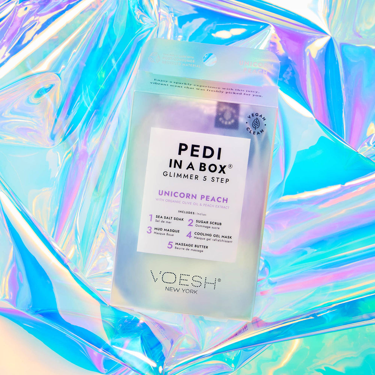 Pedi in a Box 5 Step Glimmer - Unicorn Peach