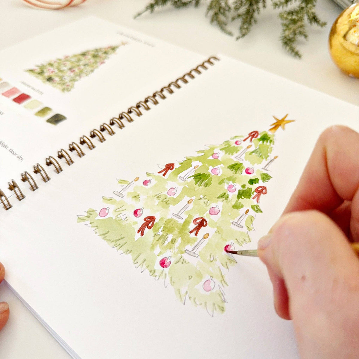 Nutcracker Watercolor Workbook - The Preppy Bunny