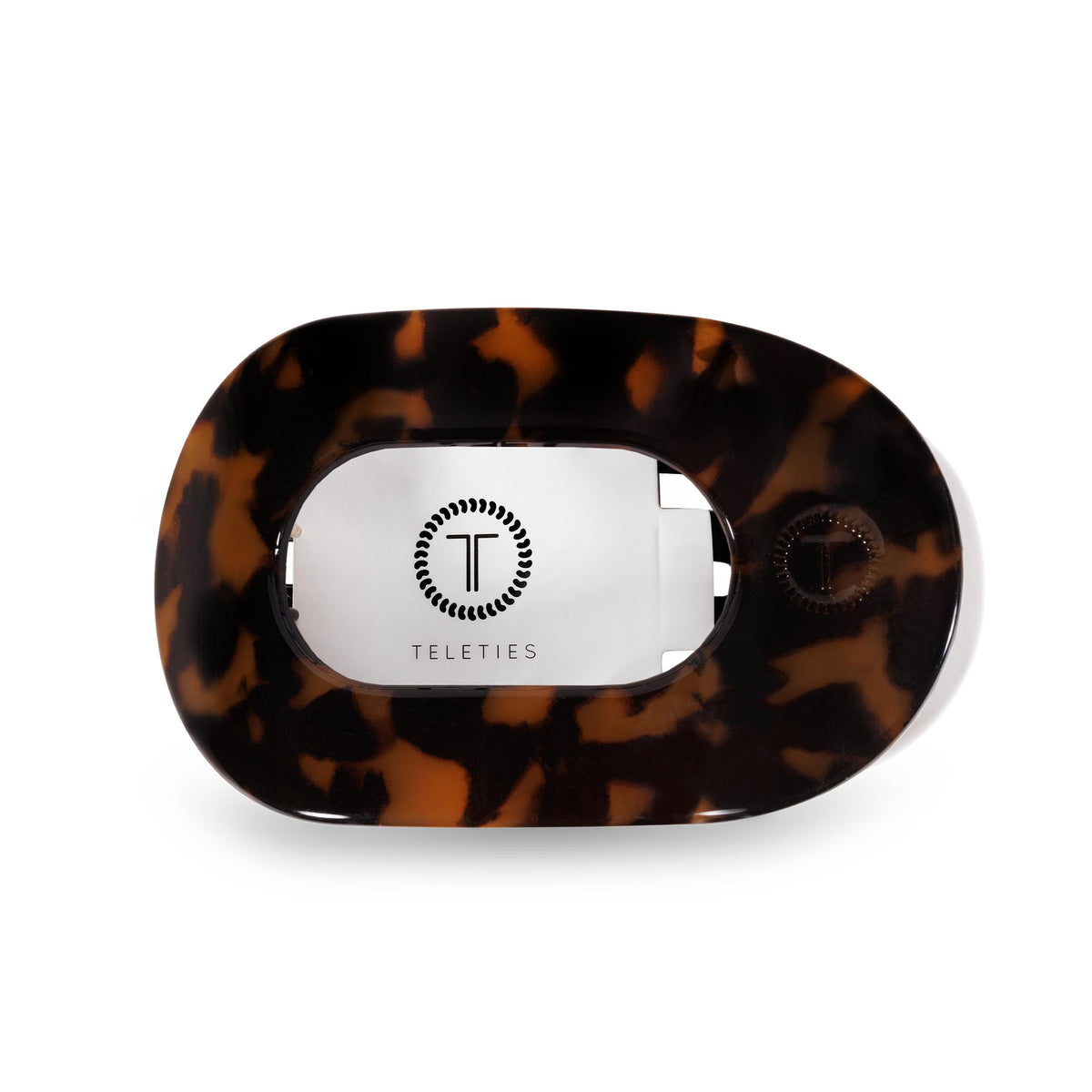 Round Flat Hair Clip | Medium | Tortoise
