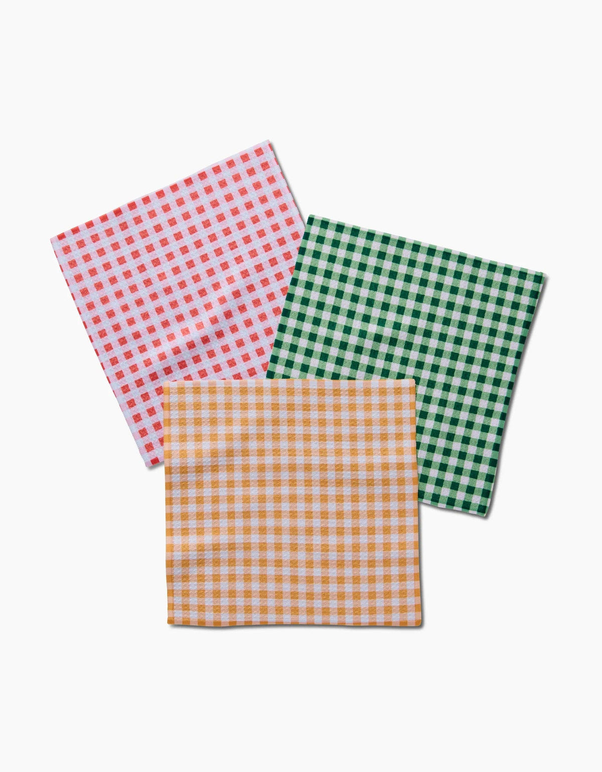 Spring Plaid Dishcloth Set by Geometry