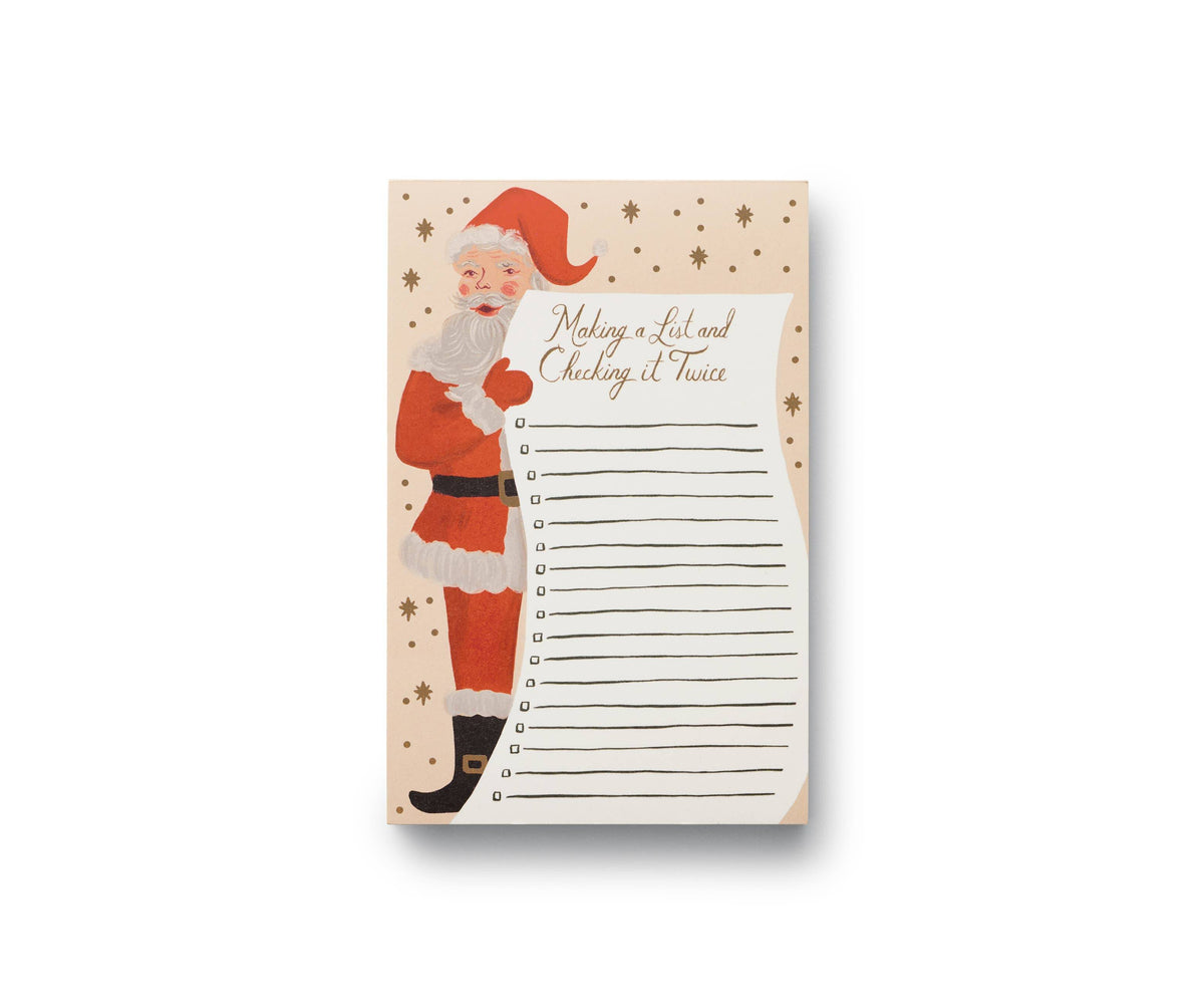 Santa&#39;s List Notepad - The Preppy Bunny