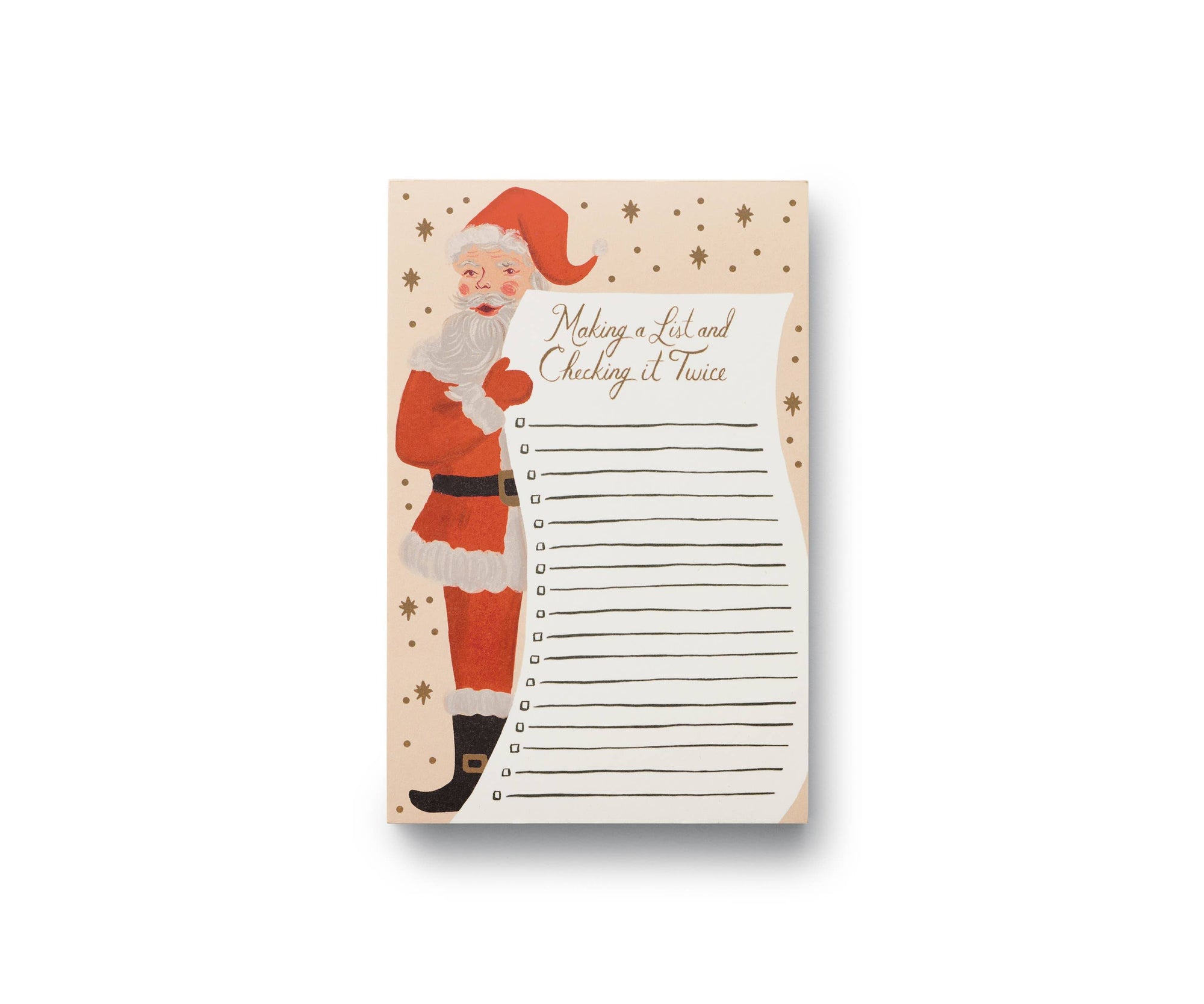 Santa's List Notepad - The Preppy Bunny