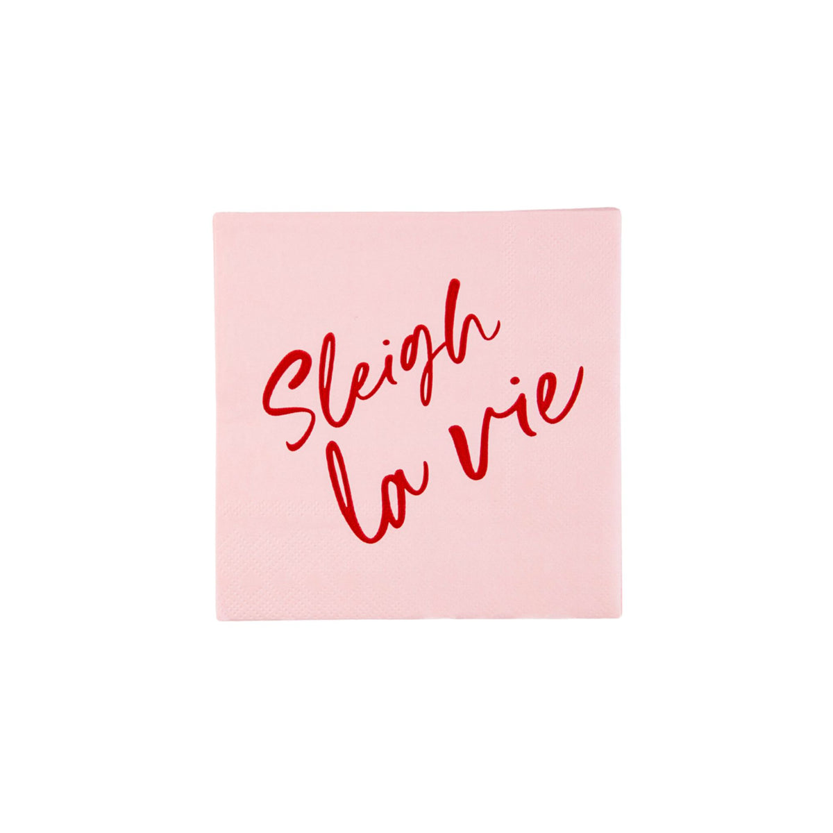 Sleigh La Vie Paper Beverage Napkins