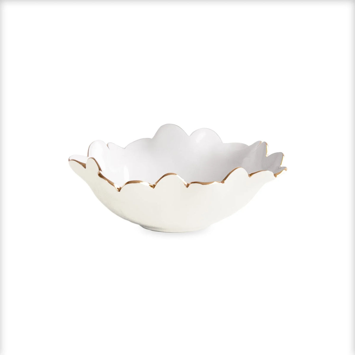 ENCANTO Colette Mini Round Bowl in Cream and White - The Preppy Bunny