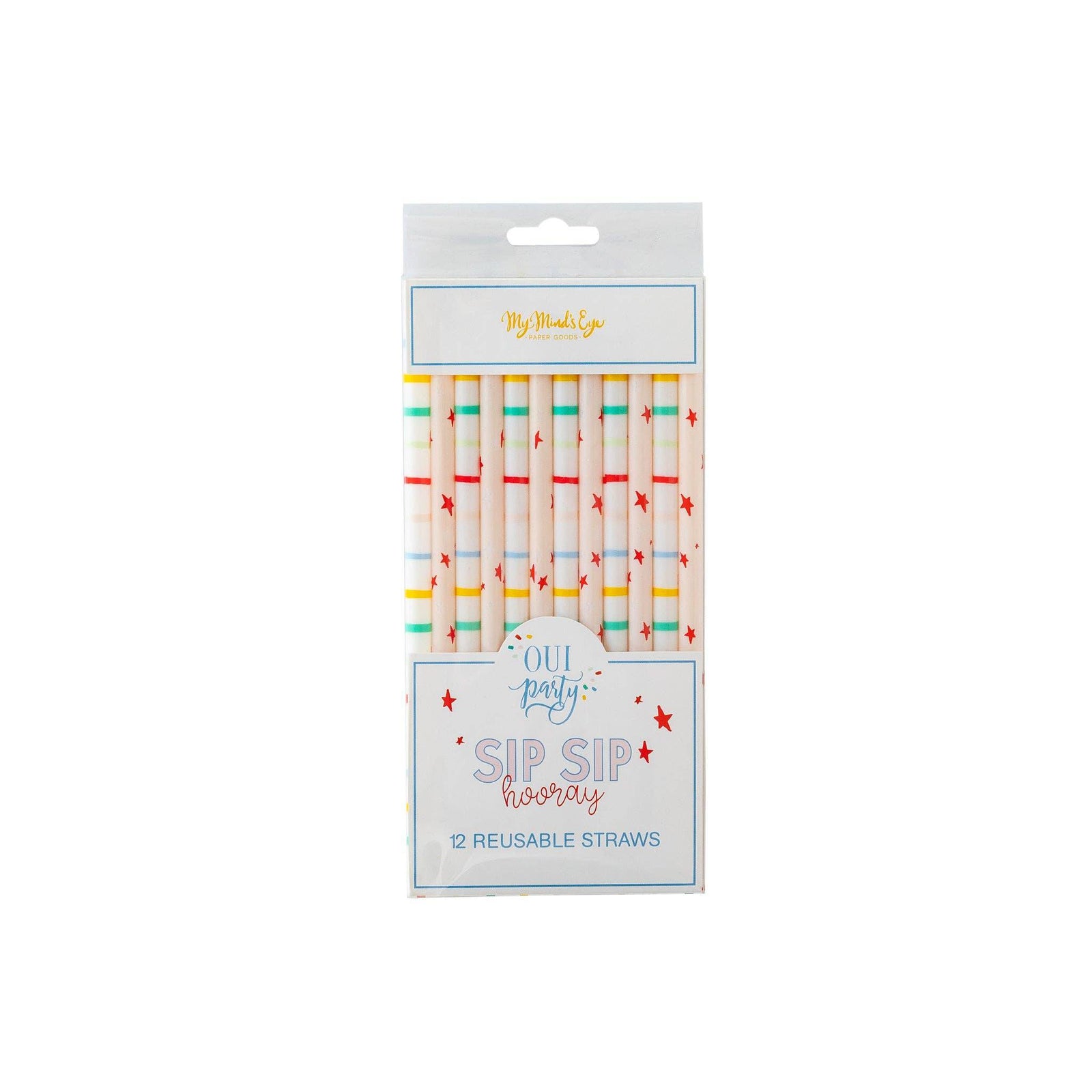 Oui Party Birthday Straws - The Preppy Bunny