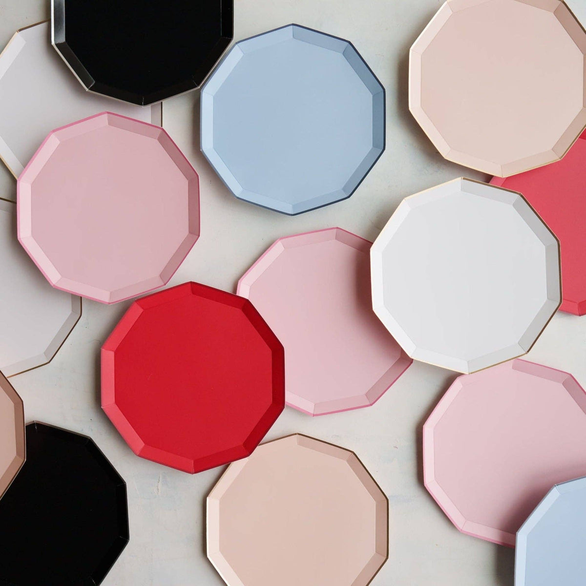 Petal Pink Premium Paper Dinner Plates