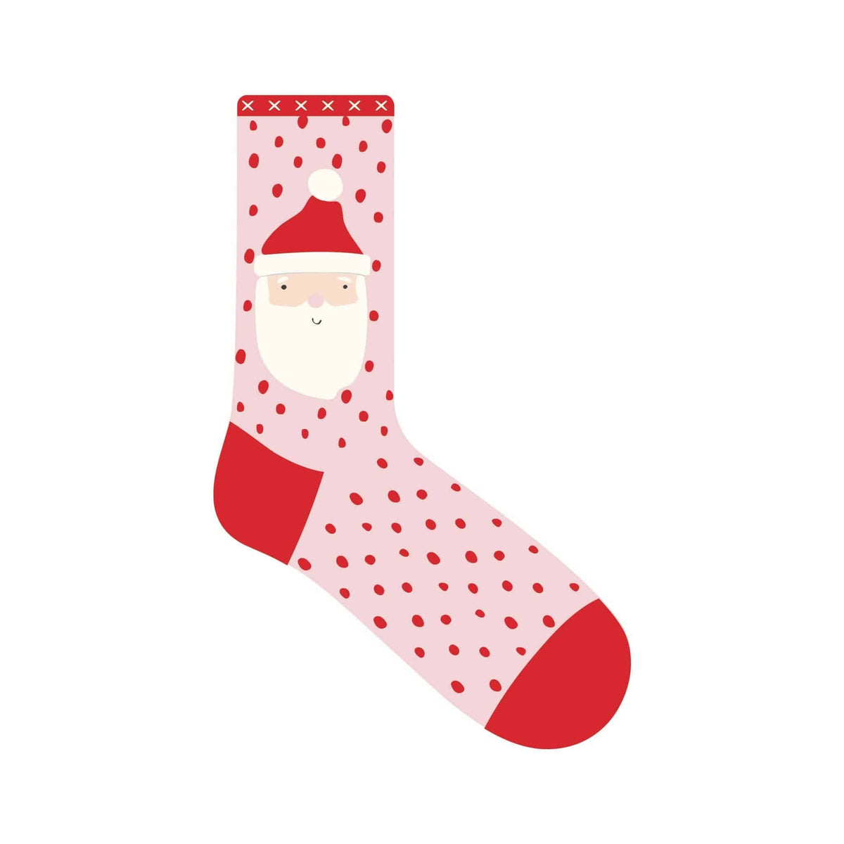 Whimsy Santa Socks - The Preppy Bunny