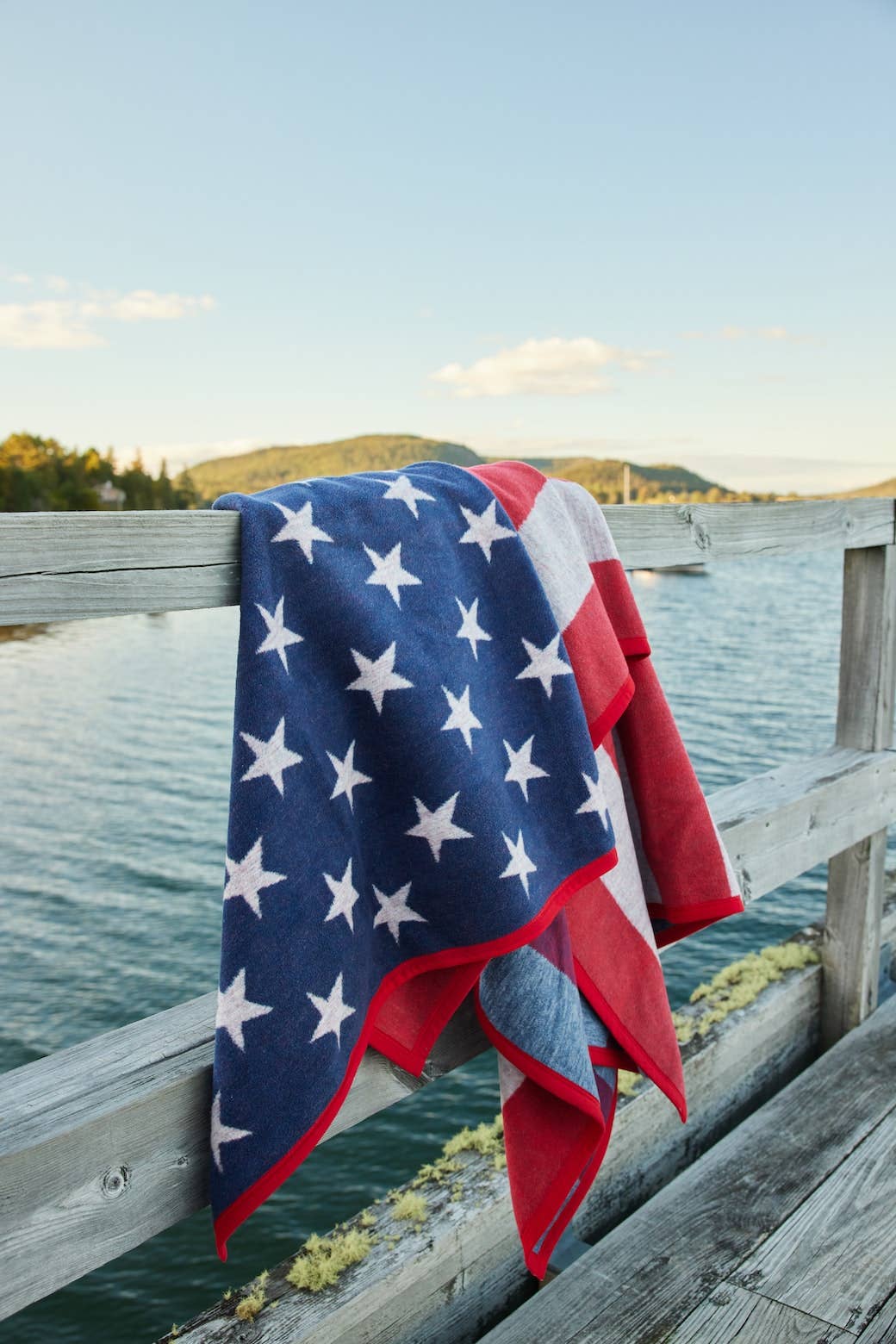 American Flag ChappyWrap Blanket - The Preppy Bunny